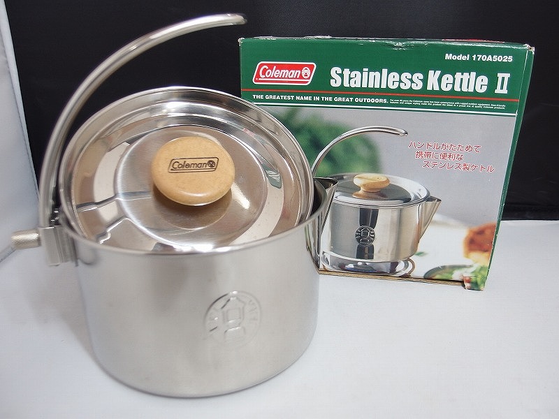 【楽天市場】コールマン Coleman Stainless Kettle ステンレスケトル