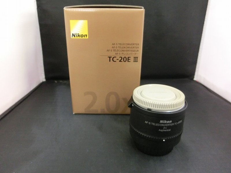 【全品ポイント10倍!要エントリー】【期間限定セール】ニコン Nikon テレコンバーター 倍率2倍 AF-S TELECONVERTER TC-20E III 【中古】|ワットマン店