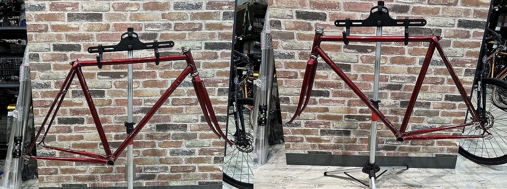 ブリヂストン BRIDGESTONE ランドナー フレームセット モデル名不明【カウマン戸塚】 ブリヂストン BRIDGESTONE ランドナー フレームセット モデル名