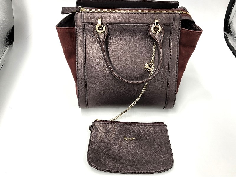 楽天市場】銀座かねまつ ショルダーバッグ レザー ブラック