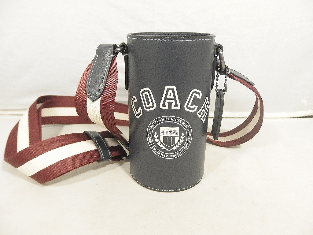 新品未使用　COACH レザーワインケース 楽天市場】コーチ COACH アウトレット ワインキャリア ワイン