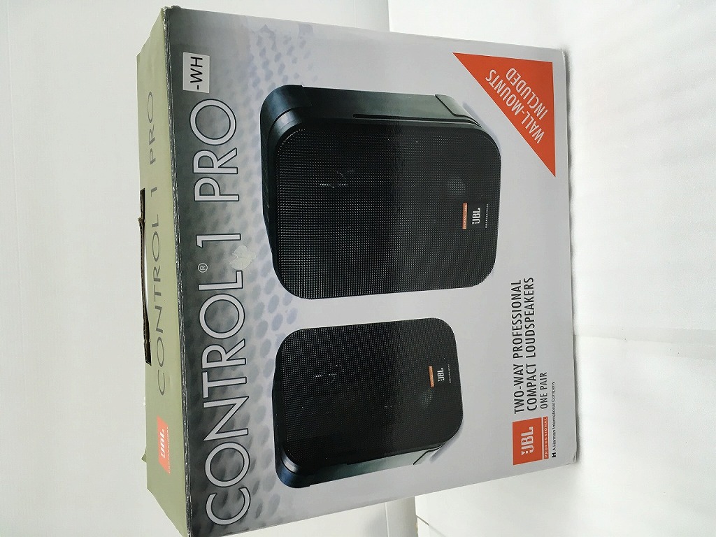 Y☆368　JBL　ペアスピーカー　CONTROL 1 PRO　美品！ JBL PROFESSIONAL Control 1 PRO 2Way フルレンジ小型スピーカー