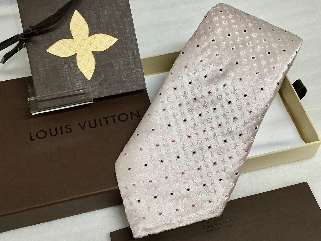 美品 箱付き ■ LOUIS VUITTON クラヴァット モノグラム ドット 楽天市場】未使用 ルイヴィトン ネクタイ ロゴ モノグラム