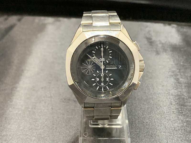 楽天市場】SEIKO(セイコー) ワイアード クロノグラフ VK63 黒 ブラック