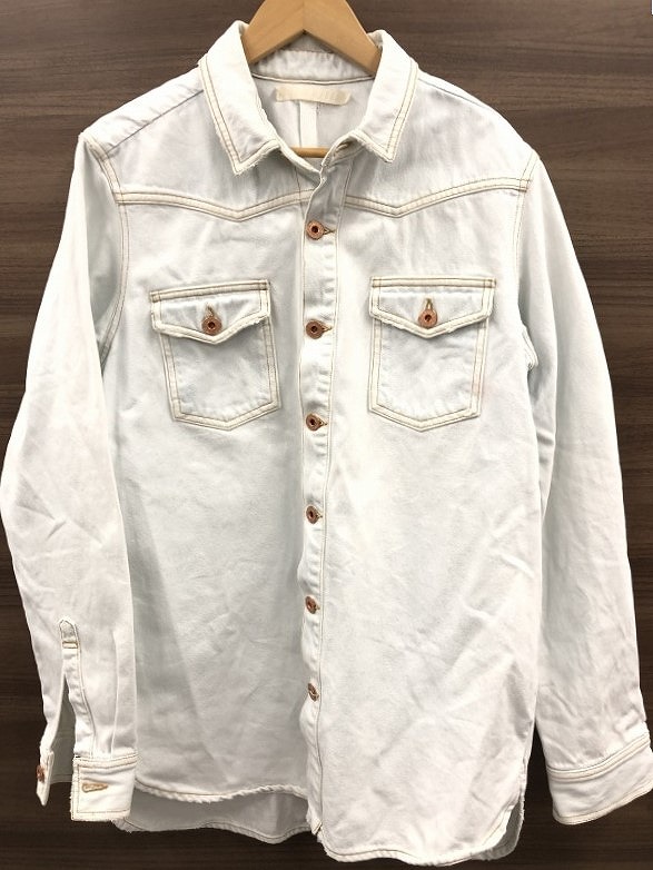 OFF-WHITE デニムジャケット ホワイトプリント Off-White DENIM JACKET オフホワイト デニムジャケット Gジャン