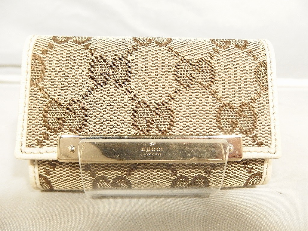 楽天市場】GUCCI グッチ キーケース 6連 282432 スーキー GGキャンバス