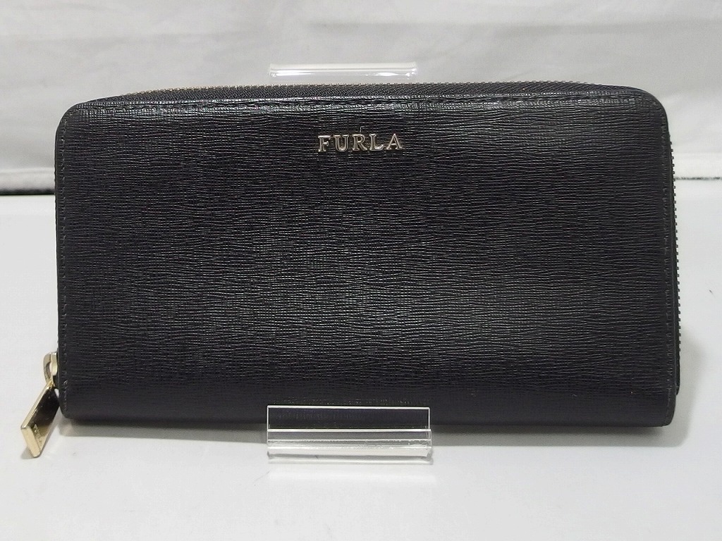 【未使用品】FURLA 二つ折り 長財布 レザー ブラック 楽天市場】フルラ Furla Nuvola 長財布 NERO ブラック