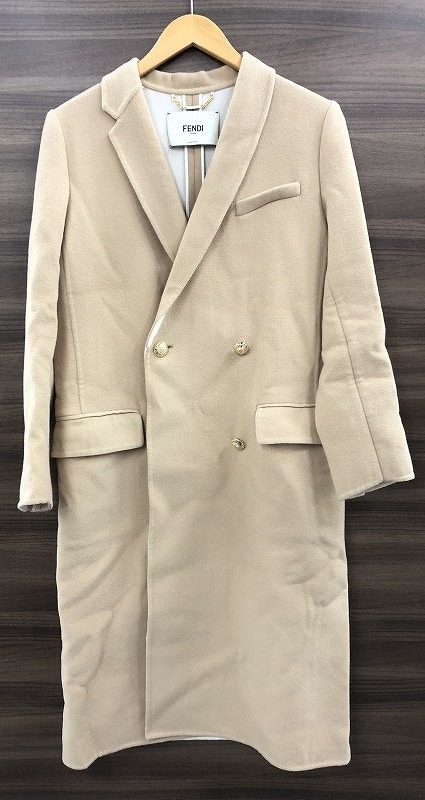 FENDI フェンディ ヴィンテージ ウール チェスター ロング コート 52 kurata7_5g0009