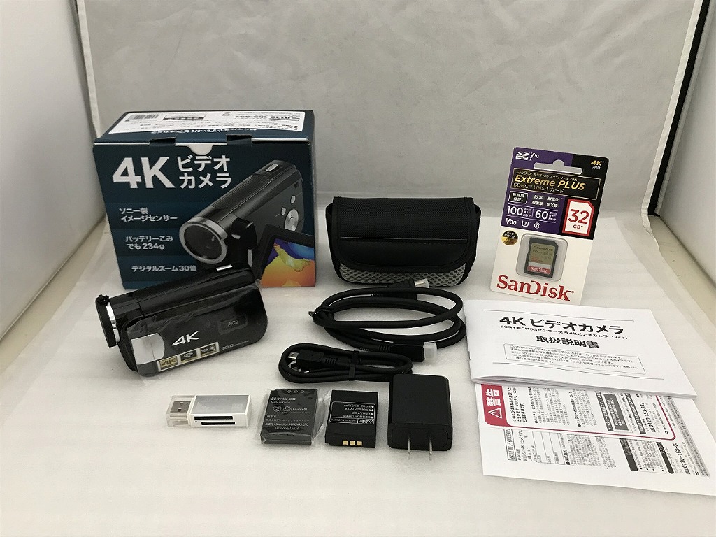 【全品ポイント10倍!】【期間限定セール】アールダブルシー R.W.C 4Kデジタルビデオカメラ AC2 【中古】