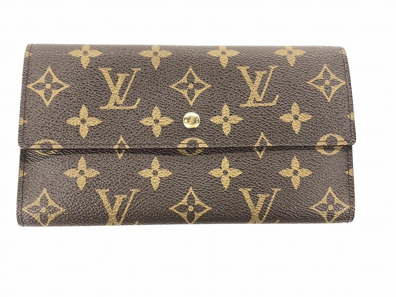 LOUIS VUITTON ルイヴィトン モノグラム　ポルトトレゾール 良品 ルイヴィトン モノグラム 旧 ポルト フォイユ トレゾール L字