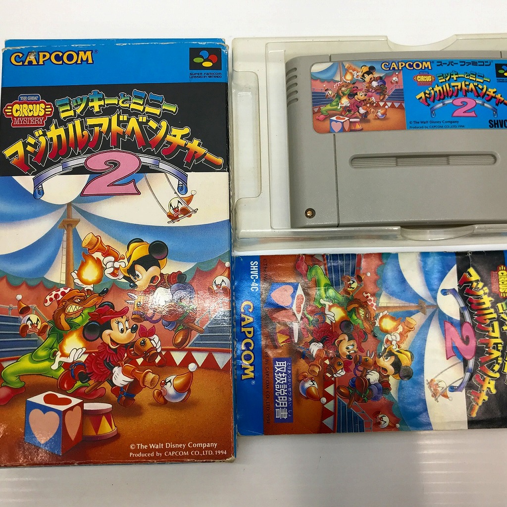 楽天市場】SFC スーパーファミコンソフト カプコン ミッキーの