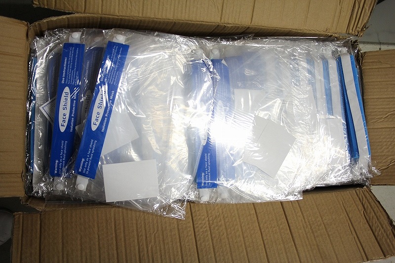 【全品ポイント10倍！】【期間限定セール】フェイスシールド ノーブランド品 入数不明 Face Shield 【中古】