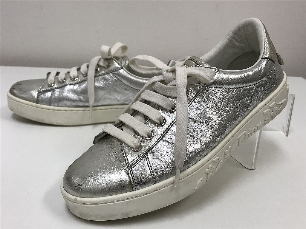 Dior ホワイト ハイカットスニーカー Dior - ディオール b23 ハイカットスニーカー ホワイトの通販 by