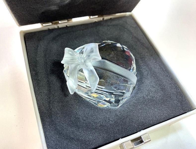 楽天市場】美品 スワロフスキー SWAROVSKI プレゼントボックス型