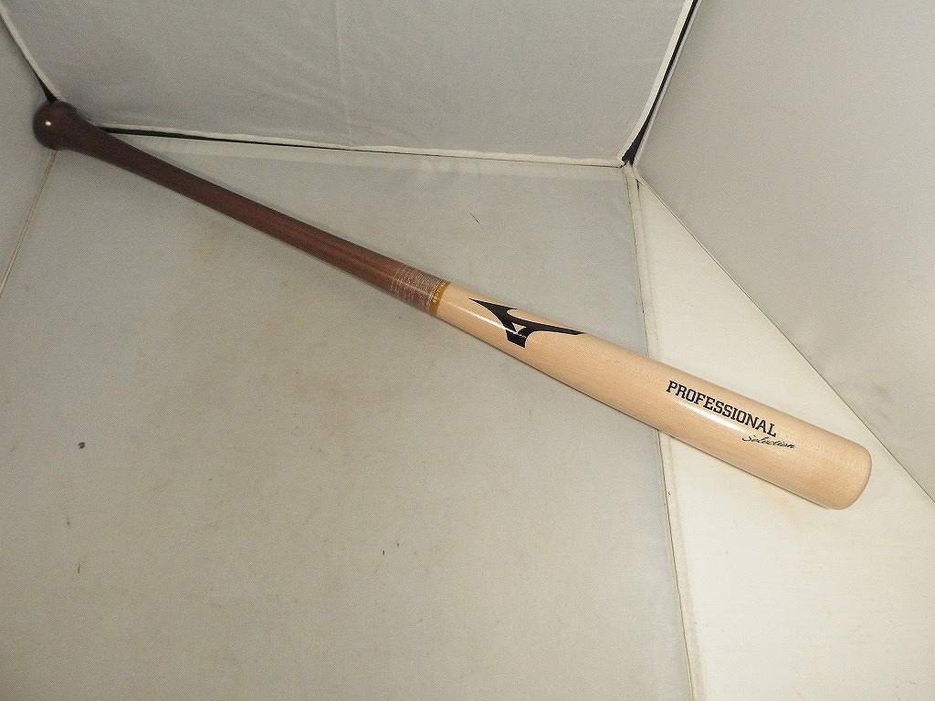 ミズノプロ　BFJマーク付き　木製バット　中古 野球,バット,硬式,木製のミズノ MIZUNO 野球 硬式 硬式用 木製
