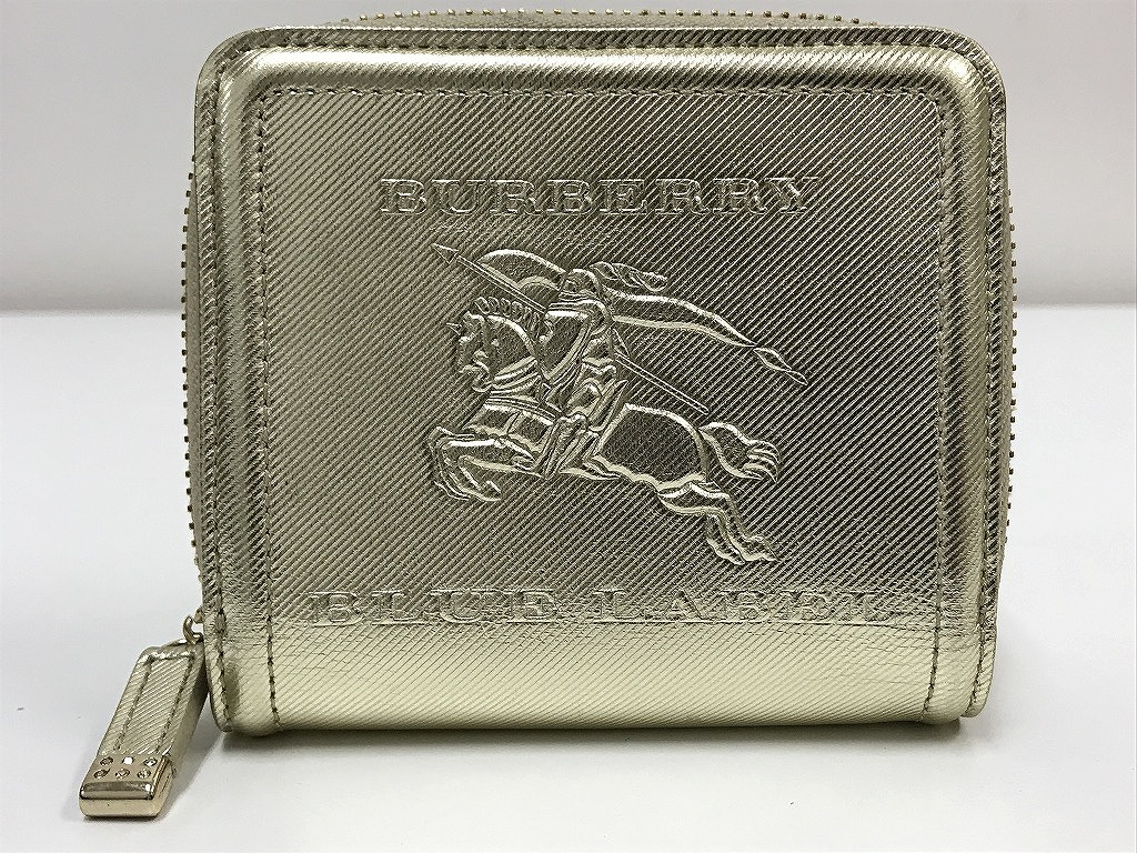 新品同様/未使用級　BURBERRY BLUE LABEL 折り財布　チェック柄 楽天市場】新品同様 バーバリー ブルーレーベル 財布 二つ折り
