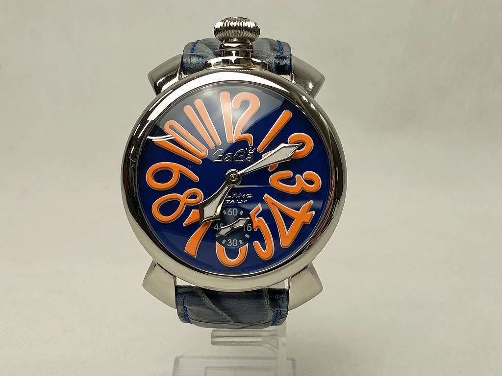 ガガミラノ GaGa MILANO 8010.01 クロノ48MM デイト 稼働 GaGa MILANO ガガミラノ 8010.01 クロノ48MM デイト クォーツ