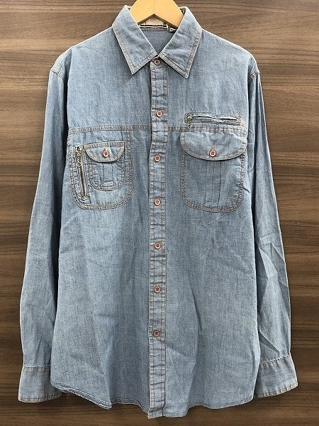 sears シアーズ　ヴィンテージ　シャンブレーシャツ レディース] 1960s ヴィンテージ シアーズ シャンブレーシャツ [Sears]