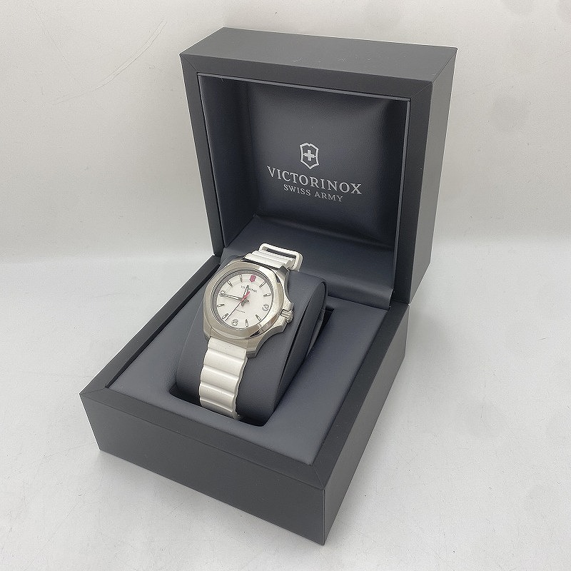 ビクトリノックス VICTORINOX クォーツ I.N.O.X.V レディース 241921 【中古】