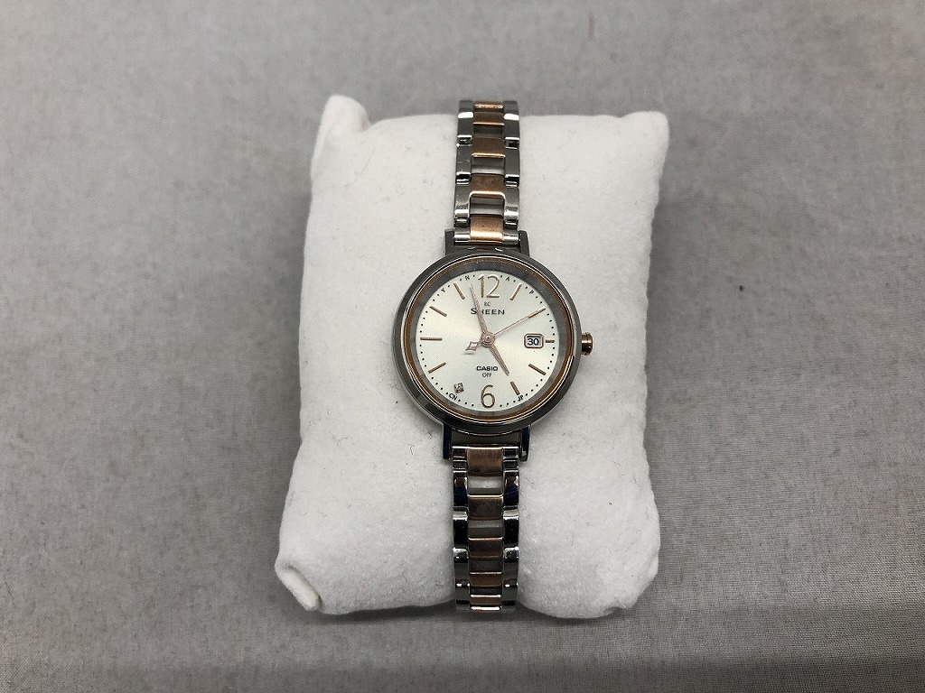 カシオ CASIO SHEEN ラジオコントロール ソーラーウォッチ SHW-5400JLTD-AJR 【中古】