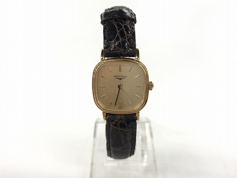 【美品】ロンジン ルドルフ クォーツ【153 2901】【稼働品】レディース LONGINES ロンジン 時計 ルドルフ レディース ブラック 白文字盤