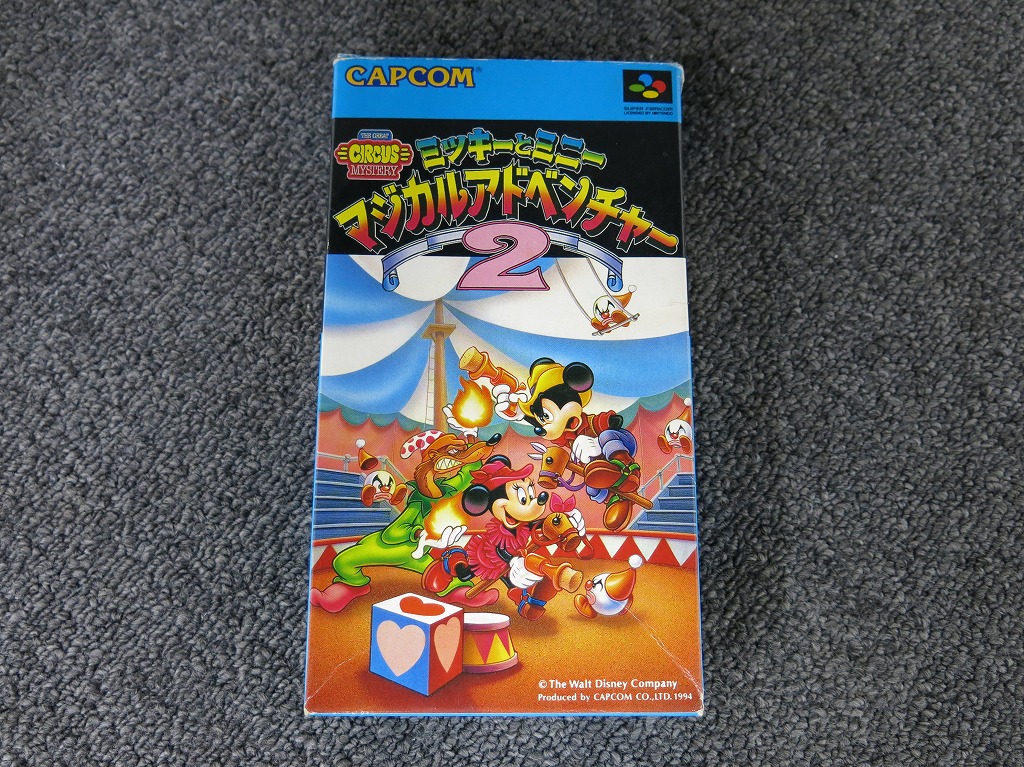 楽天市場】SFC スーパーファミコンソフト カプコン ミッキーの