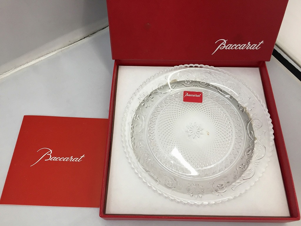 楽天市場】バカラ Baccarat プレート 2つセット アラベスク