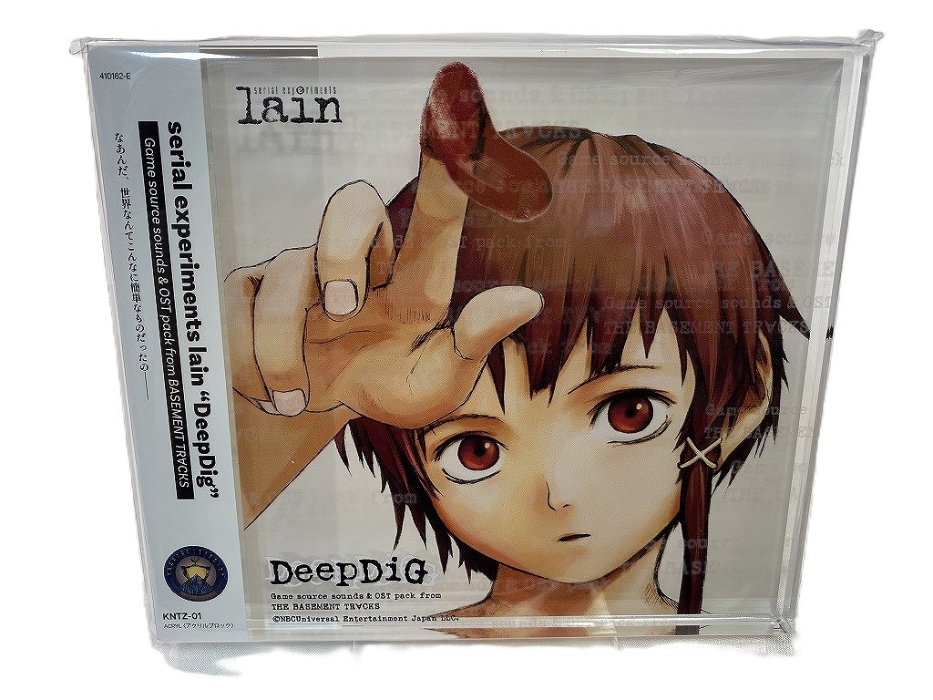【未使用】 アニーク Anique株式会社 serial experiments lain CD風アクリルブロック 限定画像