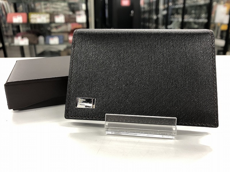 未使用保管　美品　ダンヒル　オックスフォード　名刺入れ　カードケース　黒 11890822.jpg