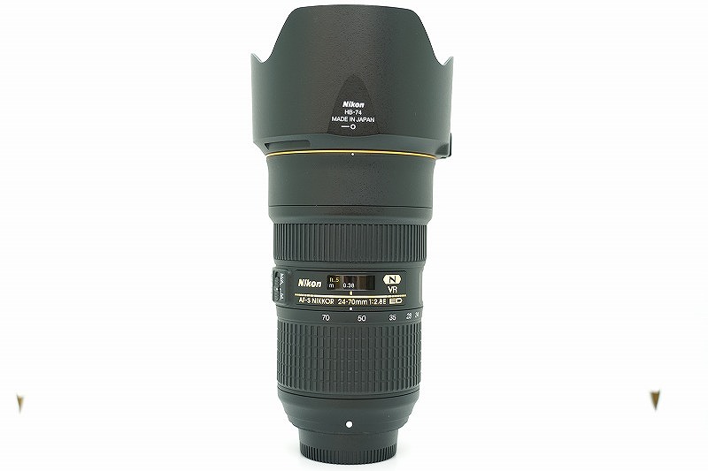【全品ポイント10倍！要エントリー】【期間限定セール】ニコン Nikon Fマウント レンズ フルサイズ AF-S NIKKOR 24-70mm F2.8 E ED VR 【中古】