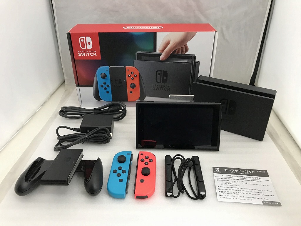 Nintendo Switch - スイッチ マイニンテンドー限定 レッド＋ブラック 新品 4/4到着分 送料無料 Bランク】Nintendo Switch マリオレッド×ブルー セット HAD-S