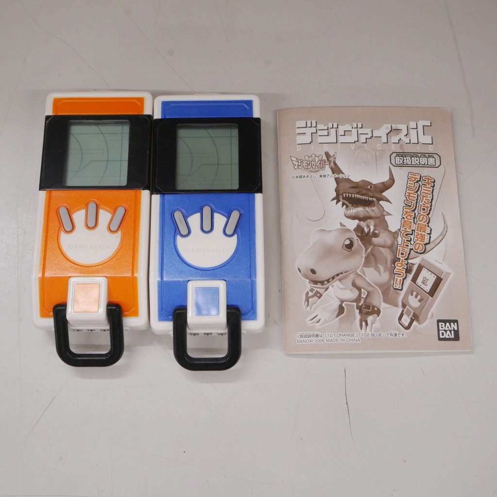 バンダイ BANDAI デジモンセイバーズ デジヴァイスiC セット 101 ORANGE / 102 BLUE 【中古】画像