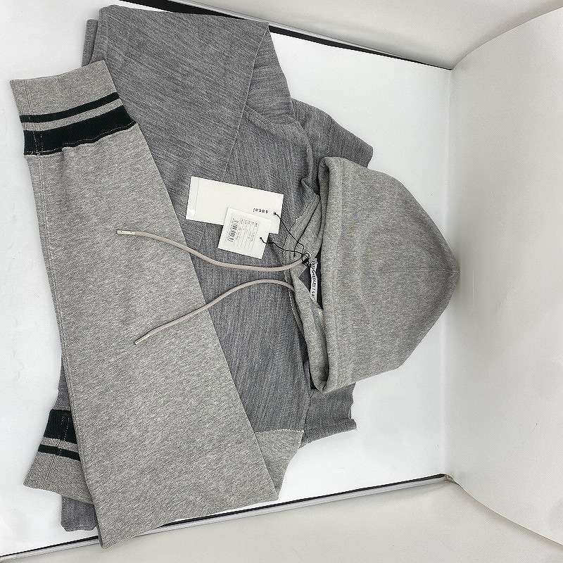 ジョンスメドレー JOHN SMEDLEY ×sacai プルオーバーパーカー サイズ2 【中古】