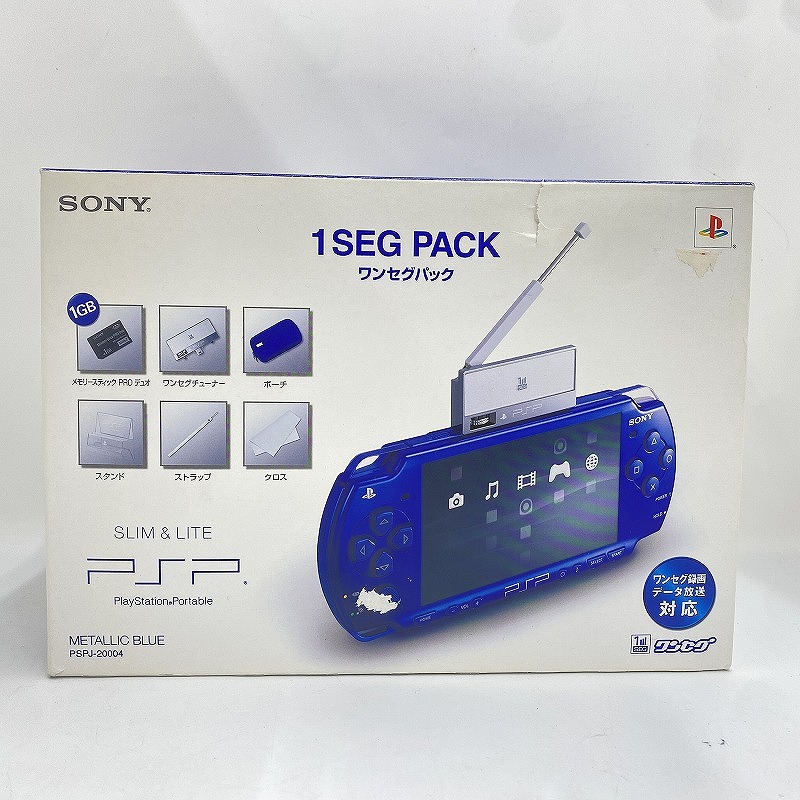 【未使用】 ソニー SONY PSP-2000 XMB ワンセグパック PSPJ-2000　METALLIC BLUE