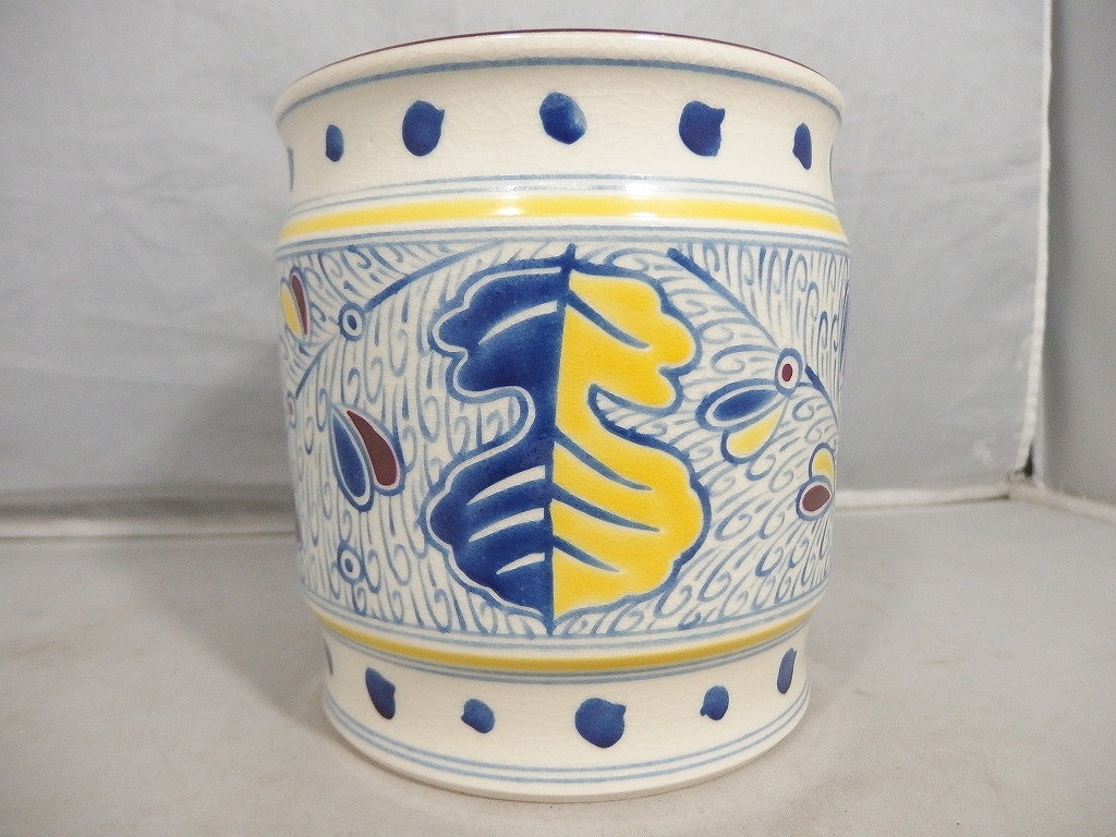 紅毛写 水指/茶道具 【中古】