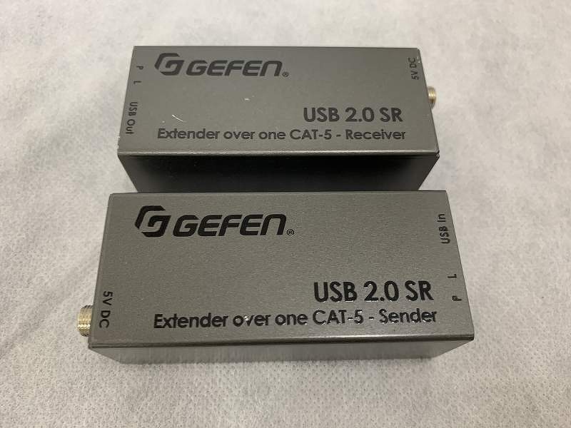 ヒビノインターサウンド Gefen 【ジャンク品】押しひろげる機 エクステンダー EXT-USB2.0-SR 【中古】