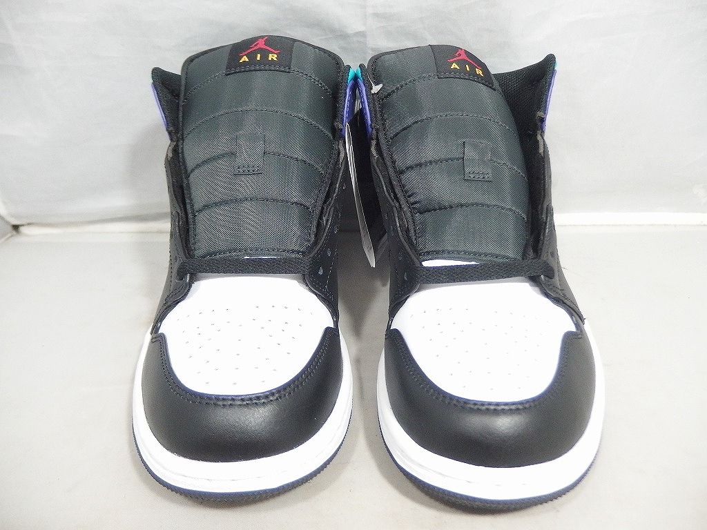 【全品ポイント10倍！】【期間限定セール】ナイキ NIKE AIR JORDAN 1 MID スニーカー サイズ26.5cm 黒・青・白等 DQ8426-154 【中古】