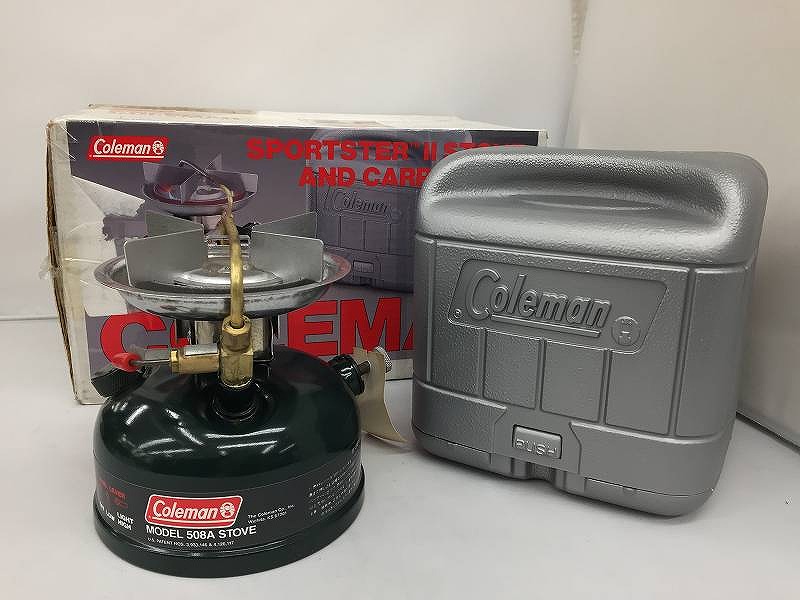 コールマン Coleman スポーツスター2 MODEL 508A STOVE 1991年 1月 ケース付き ホワイトガソリン ストーブ シングル バーナー キャンプ アウトドア 使用方法「スポーツスターⅡⓇ| コールマン - YouTube