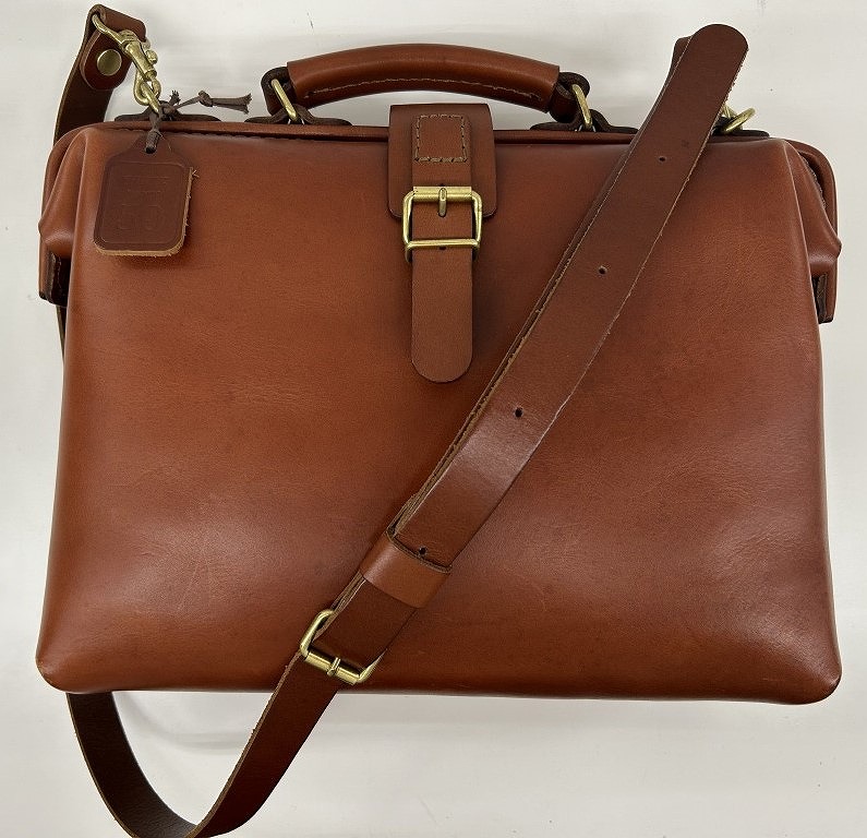 HERZ（ヘルツ）　ソフトダレスバッグ BJ-68-SM グリーン 一点モノ・焼印鞄2017】焼印入り3wayソフトダレスバッグ「革鞄の