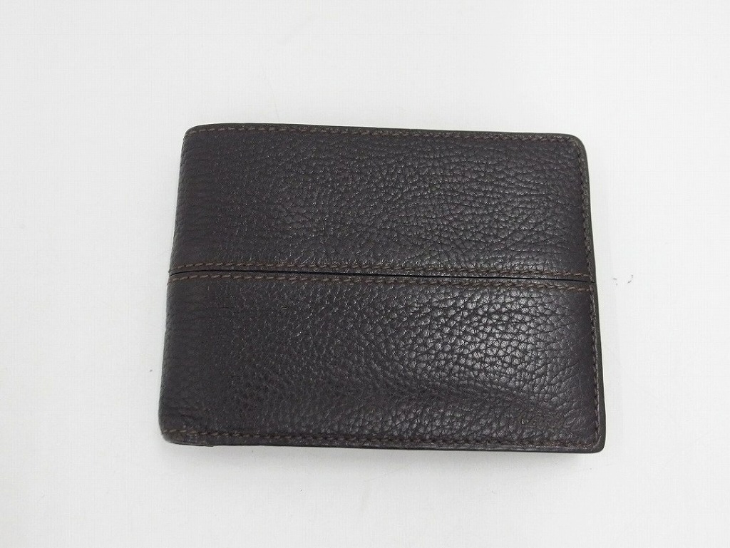 カルティエ Cartier 二つ折り札入れ 黒いこと 【中古】 財布・ケース-バッグ・小物・ブランド雑貨