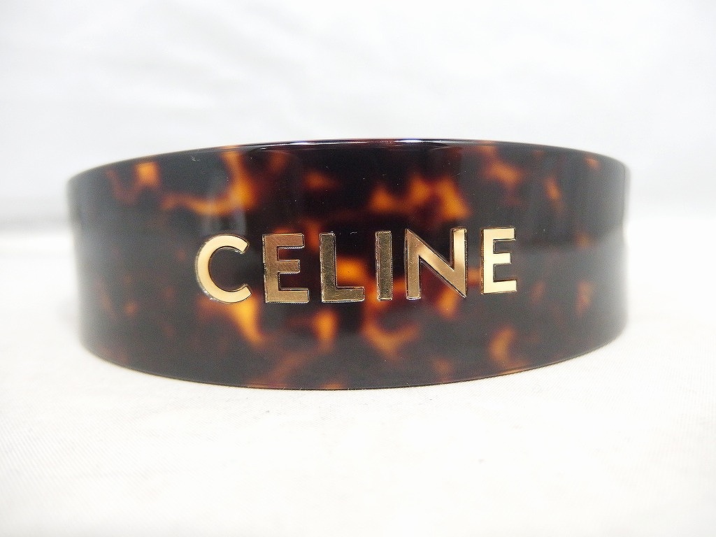 【全品ポイント10倍！】【期間限定セール】セリーヌ CELINE カチューシャ べっ甲 【中古】