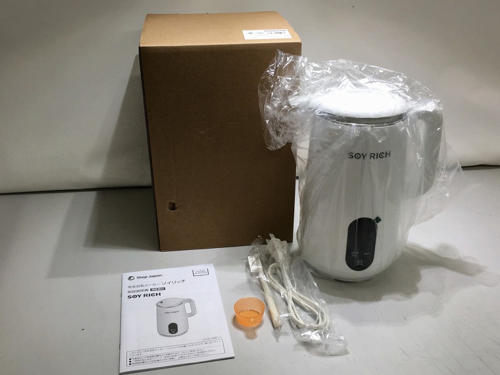 【美品】SOY RICH ソイリッチ 豆乳メーカー　DJ10B-P27E 楽天市場】◎◎【中古】Shop Japan ショップジャパン ソイリッチ