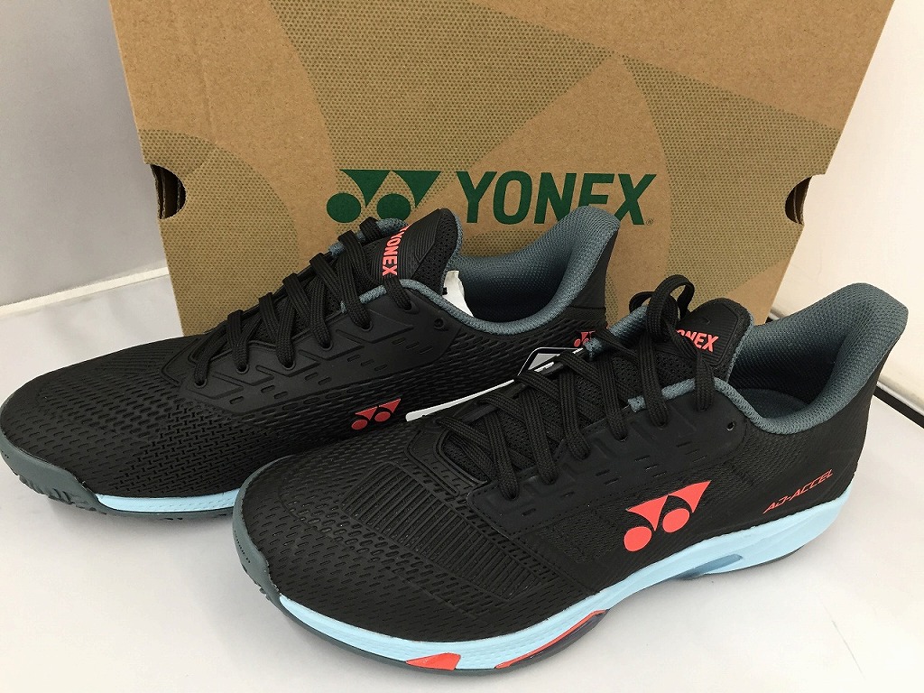 ヨネックス YONEX テニスシューズ パワークッションアドアクセルワイドGC SHTAAWG 【中古】