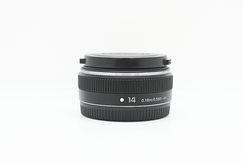 パナソニック Panasonic マイクロフォーサーズマウント レンズ ブラック LUMIX G 14mm F2.5 II ASPH. H-H014A 【中古】