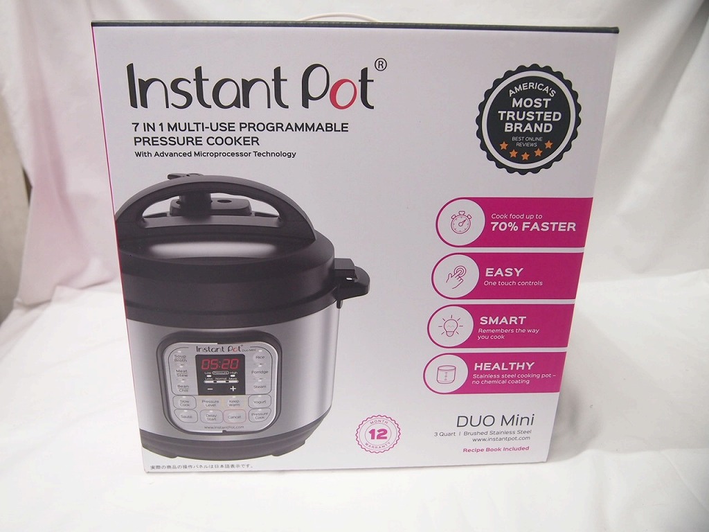 instant pot 電気圧力鍋5、7L Instant Pot Duo 5V 5.7リットル 電気圧力鍋 Amazon.com