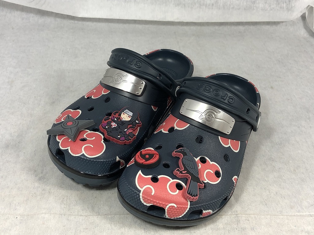 ナルト　イタチ　クロックス　疾風伝25cm USm7/w9NARUTOcrocs ナルト イタチ クロックス 疾風伝25cm USm7/w9NARUTOcrocs