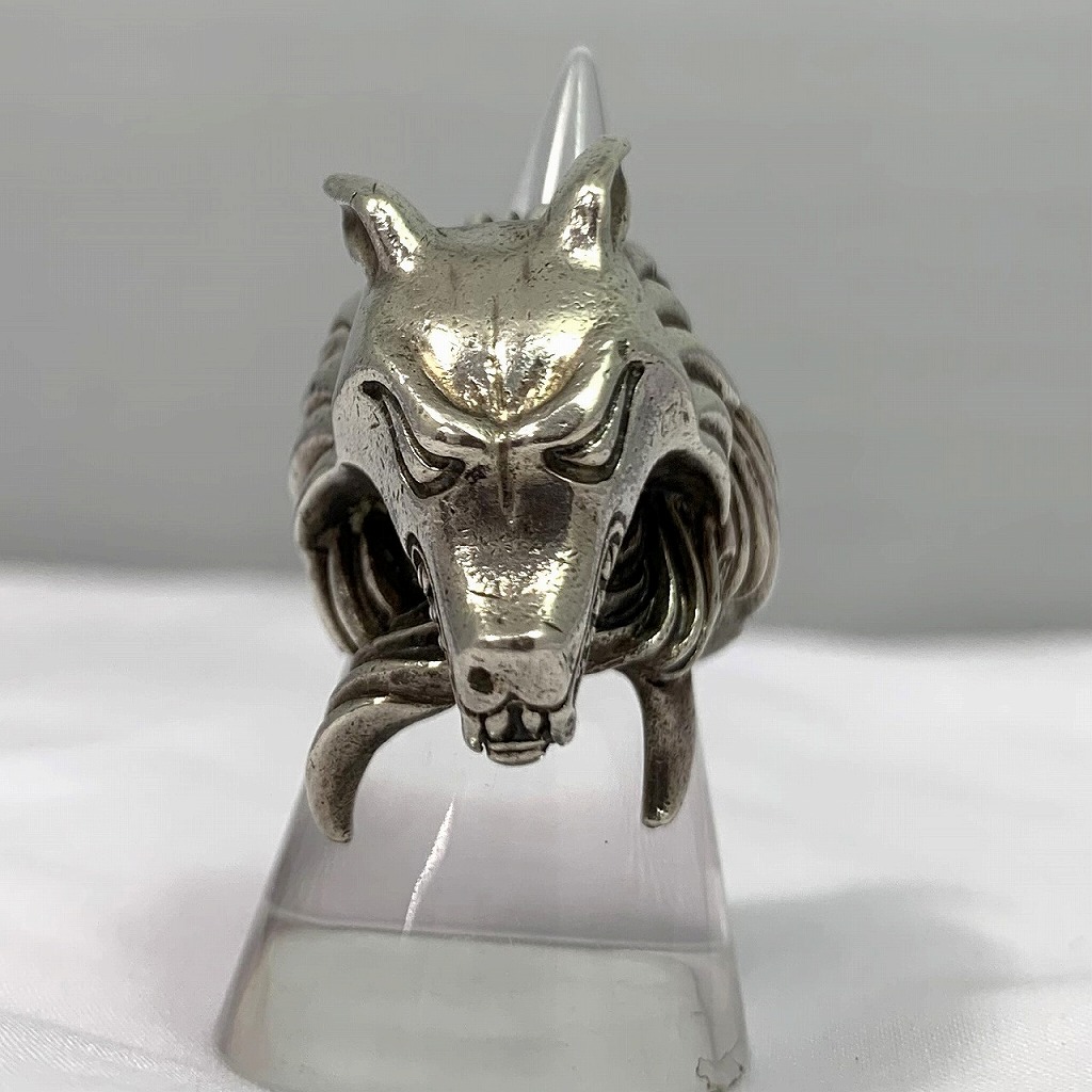 ウルフマン Wolfman BRS シルバー925リング 16号～17号 【中古】