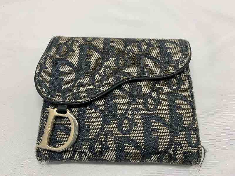 楽天市場】Christian Dior クリスチャンディオール サドル 二つ折り