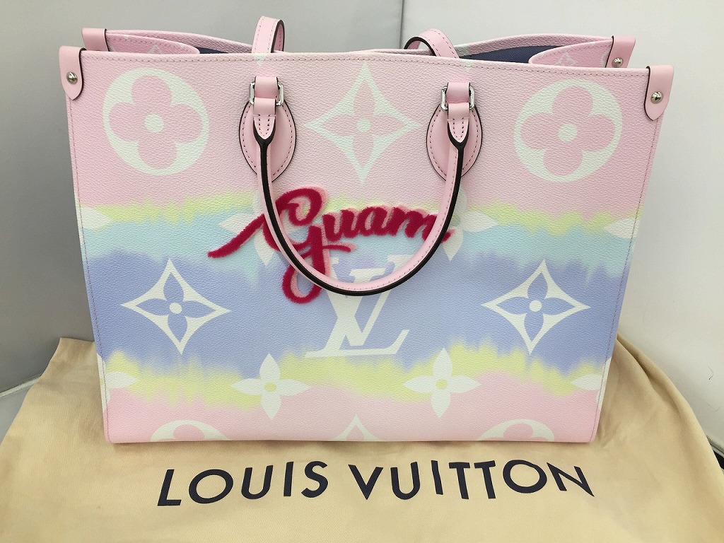 【全品ポイント10倍！】【期間限定セール】ルイヴィトン LOUIS VUITTON エスカルオンザゴーGM ｇｕａｍ刺? M45119 【中古】