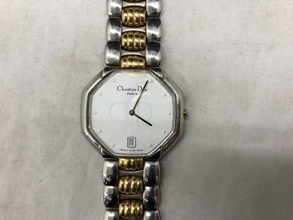 正規品【新品電池】ChristianDior オクタゴン/動作品 45.204 楽天市場】クリスチャン ディオール Christian Dior オクタゴン